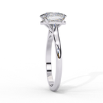 Load image into Gallery viewer, Solitaire Elongated Cushion Cut Lab Grown Diamond Engagement Ring
