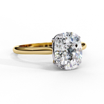 Load image into Gallery viewer, Solitaire Elongated Cushion Cut Lab Grown Diamond Engagement Ring

