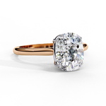 Load image into Gallery viewer, Solitaire Elongated Cushion Cut Lab Grown Diamond Engagement Ring
