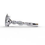 Load image into Gallery viewer, Pear Cut Lab Grown Diamond Engagement Ring | Marquise &amp; Round Accents
