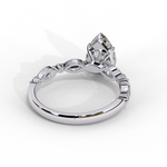 Load image into Gallery viewer, Pear Cut Lab Grown Diamond Engagement Ring | Marquise &amp; Round Accents
