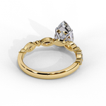 Load image into Gallery viewer, Pear Cut Lab Grown Diamond Engagement Ring | Marquise &amp; Round Accents
