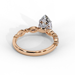 Load image into Gallery viewer, Pear Cut Lab Grown Diamond Engagement Ring | Marquise &amp; Round Accents
