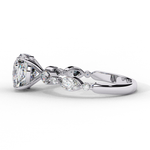 Load image into Gallery viewer, Cushion Cut Lab Grown Diamond Engagement Ring | Marquise &amp; Round Accents
