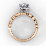Load image into Gallery viewer, Cushion Cut Lab Grown Diamond Engagement Ring | Marquise &amp; Round Accents
