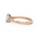 Load image into Gallery viewer, Radiant Cut Moissanite Engagement Ring | Classic Solitaire Ethical Bridal Ring
