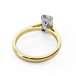 Load image into Gallery viewer, Radiant Cut Moissanite Engagement Ring | Classic Solitaire Ethical Bridal Ring
