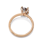 Load image into Gallery viewer, Round Cut Moissanite Engagement Ring | Classic 4-Prong Solitaire | Ethical &amp; Sustainable Bridal Jewelry
