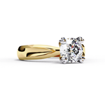 Load image into Gallery viewer, Round Cut Moissanite Engagement Ring | Classic Solitaire | Ethical &amp; Sustainable Bridal Jewelry
