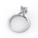 Load image into Gallery viewer, Round Cut Moissanite Engagement Ring | Classic Solitaire | Ethical &amp; Sustainable Bridal Jewelry
