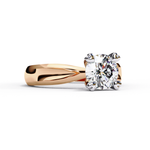 Load image into Gallery viewer, Round Cut Moissanite Engagement Ring | Classic Solitaire | Ethical &amp; Sustainable Bridal Jewelry
