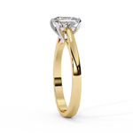 Load image into Gallery viewer, Princess Cut Moissanite Engagement Ring | Classic Solitaire in White Gold | Ethical &amp; Affordable Alternative to Diamond
