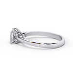 Load image into Gallery viewer, Princess Cut Moissanite Engagement Ring | Classic Solitaire in White Gold | Ethical &amp; Affordable Alternative to Diamond
