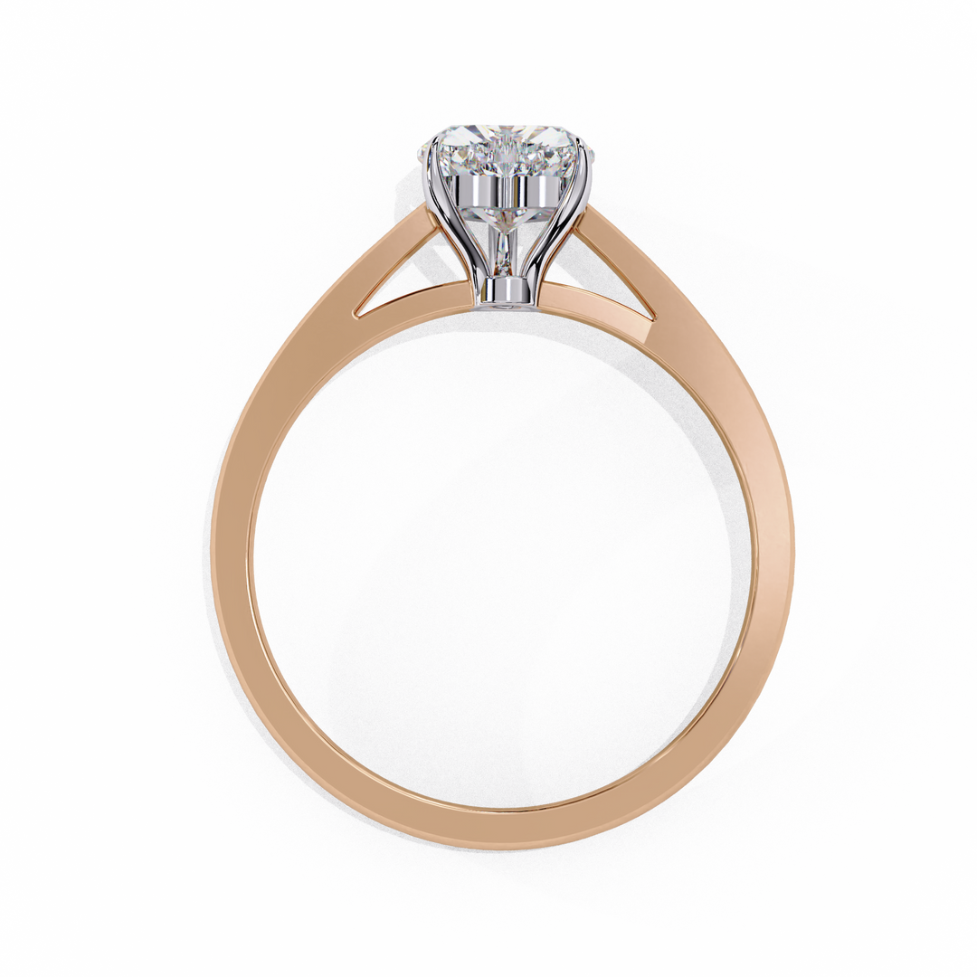 Heart Cut Lab Grown Diamond Engagement Ring | Solitaire White Gold Ring | Ethical & Sustainable Love