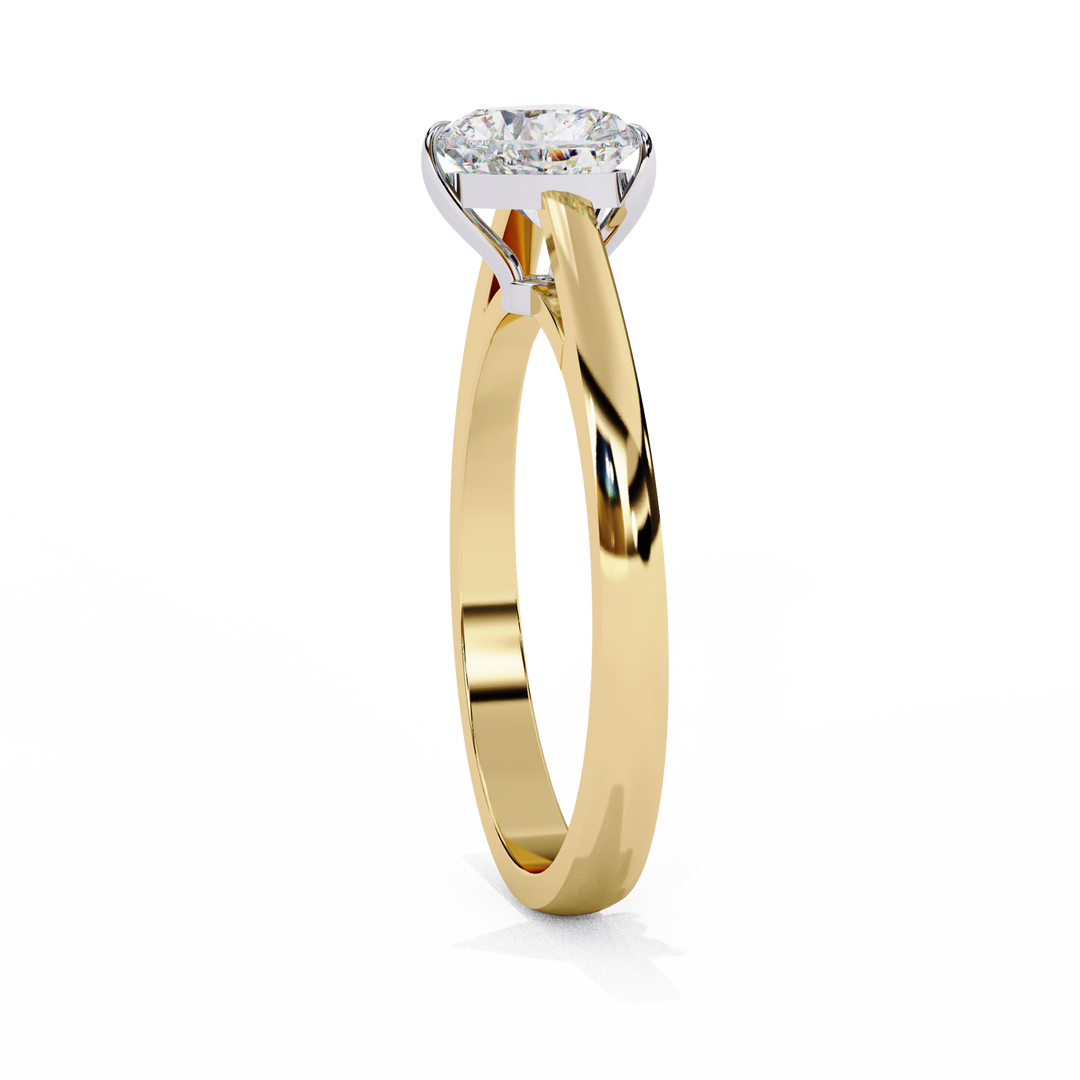 Heart Cut Lab Grown Diamond Engagement Ring | Solitaire White Gold Ring | Ethical & Sustainable Love