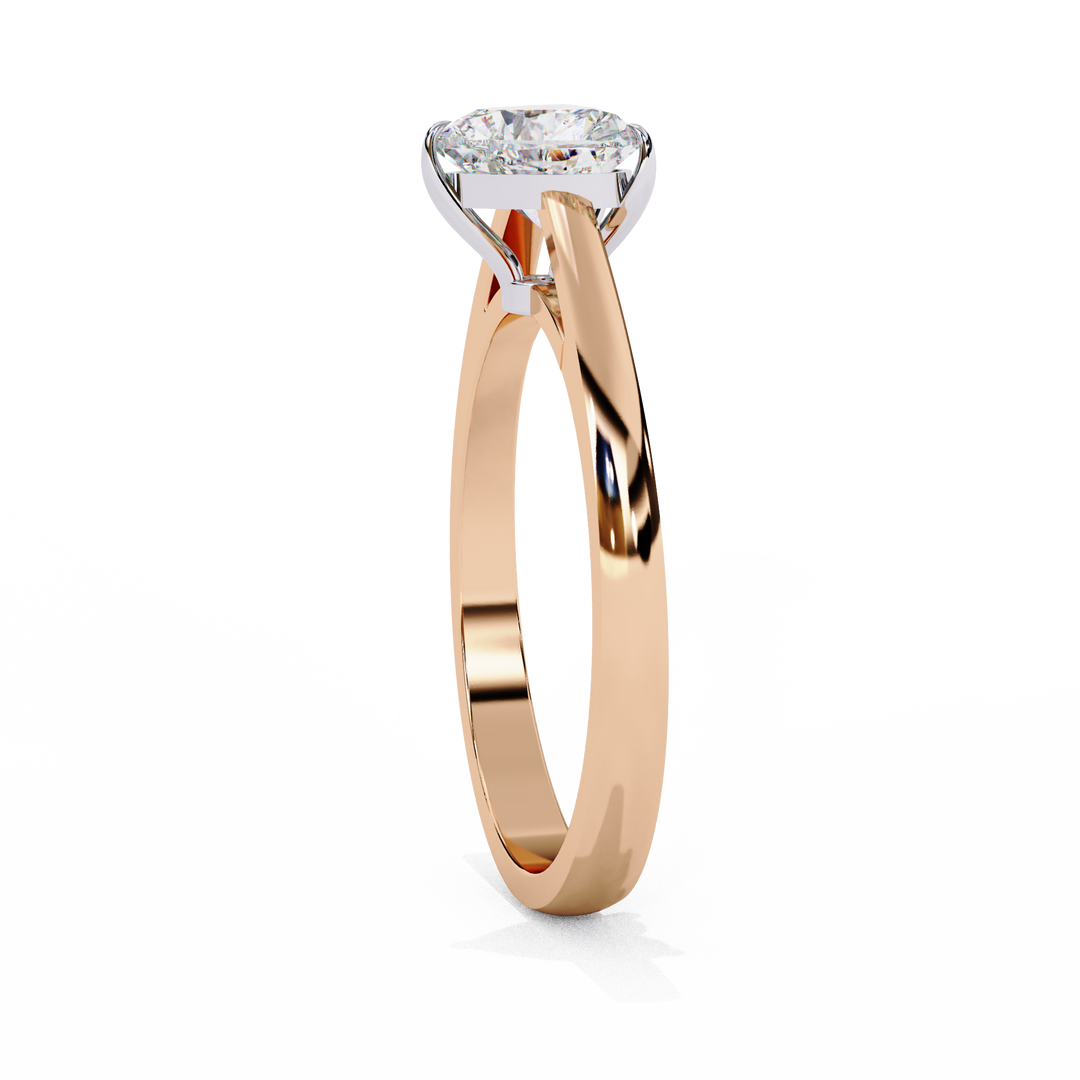 Heart Cut Lab Grown Diamond Engagement Ring | Solitaire White Gold Ring | Ethical & Sustainable Love