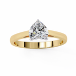 Load image into Gallery viewer, Heart Cut Lab Grown Diamond Engagement Ring | Solitaire White Gold Ring | Ethical &amp; Sustainable Love
