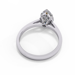 Load image into Gallery viewer, Pear Cut Lab-Grown Diamond Engagement Ring in Rose Gold | Teardrop Solitaire Ring | Sustainable &amp; Elegant
