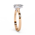 Load image into Gallery viewer, Pear Cut Lab-Grown Diamond Engagement Ring in Rose Gold | Teardrop Solitaire Ring | Sustainable &amp; Elegant
