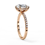 Load image into Gallery viewer, Pear Cut Moissanite Engagement Ring
