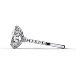 Load image into Gallery viewer, Pear Cut Moissanite Engagement Ring
