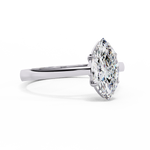 Load image into Gallery viewer, Marquise Cut Lab-Grown Diamond Engagement Ring | Classic Solitaire Ring | Ethical &amp; Sustainable
