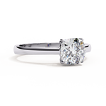 Load image into Gallery viewer, Cushion Cut Lab Grown Diamond Engagement Ring | Solitaire in Yellow Gold | Ethical &amp; Sustainable Brilliance
