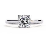 Load image into Gallery viewer, Cushion Cut Lab Grown Diamond Engagement Ring | Solitaire in Yellow Gold | Ethical &amp; Sustainable Brilliance

