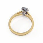 Load image into Gallery viewer, Cushion Cut Lab Grown Diamond Engagement Ring | Solitaire in Yellow Gold | Ethical &amp; Sustainable Brilliance
