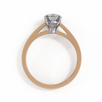 Load image into Gallery viewer, Cushion Cut Lab Grown Diamond Engagement Ring | Solitaire in Yellow Gold | Ethical &amp; Sustainable Brilliance
