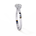 Load image into Gallery viewer, Cushion Cut Lab Grown Diamond Engagement Ring | Solitaire in Yellow Gold | Ethical &amp; Sustainable Brilliance
