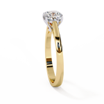 Load image into Gallery viewer, Cushion Cut Lab Grown Diamond Engagement Ring | Solitaire in Yellow Gold | Ethical &amp; Sustainable Brilliance
