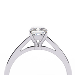 Load image into Gallery viewer, Emerald Cut Moissanite Engagement Ring | Classic Solitaire Ethical Moissanite Ring
