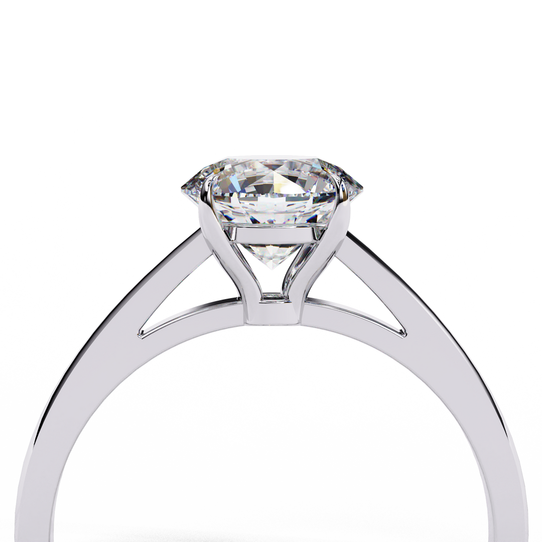Cushion Cut Lab Grown Diamond Engagement Ring | Solitaire in Yellow Gold | Ethical & Sustainable Brilliance
