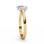 Load image into Gallery viewer, Oval Cut Moissanite Engagement Ring | Classic Solitaire White Gold Ring | Ethical &amp; Affordable
