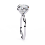 Load image into Gallery viewer, Cushion Cut Moissanite Engagement Ring with Hidden Halo | Rose Gold Solitaire | Ethical &amp; Affordable Luxury
