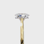Load and play video in Gallery viewer, Solitaire Oval Cut Lab Grown Diamond Engagement Ring
