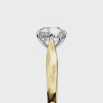 Load and play video in Gallery viewer, Solitaire Round Cut Lab Grown Diamond Engagement Ring
