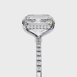 Load and play video in Gallery viewer, Radiant Cut Moissanite Engagement Ring
