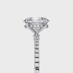 Load and play video in Gallery viewer, Oval Cut Moissanite Engagement Ring
