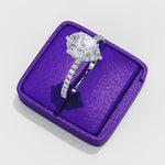Load and play video in Gallery viewer, Pear Cut Moissanite Engagement Ring
