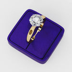 Load and play video in Gallery viewer, Solitaire Round Cut Lab Grown Diamond Engagement Ring
