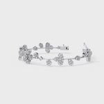 Load and play video in Gallery viewer, Elegant Floral Moissanite Bracelet
