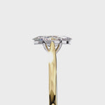Load and play video in Gallery viewer, Solitaire Marquise Cut Moissanite Engagement Ring
