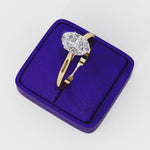 Load and play video in Gallery viewer, Solitaire Oval Cut Moissanite Engagement Ring
