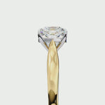 Load and play video in Gallery viewer, Solitaire Cushion Cut Moissanite Engagement Ring
