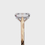 Load and play video in Gallery viewer, Solitaire Emerald Cut Moissanite Engagement Ring
