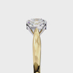 Load and play video in Gallery viewer, Solitaire Cushion Cut Moissanite Engagement Ring
