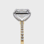 Load and play video in Gallery viewer, Radiant Cut Lab-Grown Diamond Hidden Halo Ring Video 
