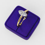 Load and play video in Gallery viewer, Solitaire Marquise Cut Moissanite Engagement Ring
